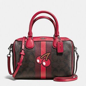 Coach Cherry Pac-Man Bennett Satchel Rare